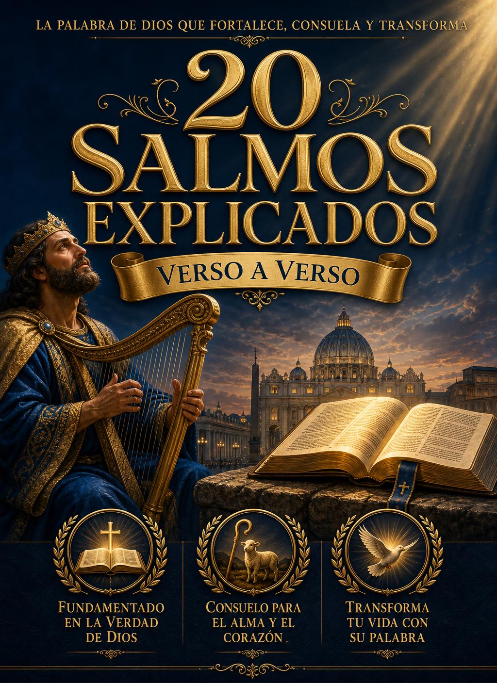 Portada del bono: 20 Salmos explicados verso a verso